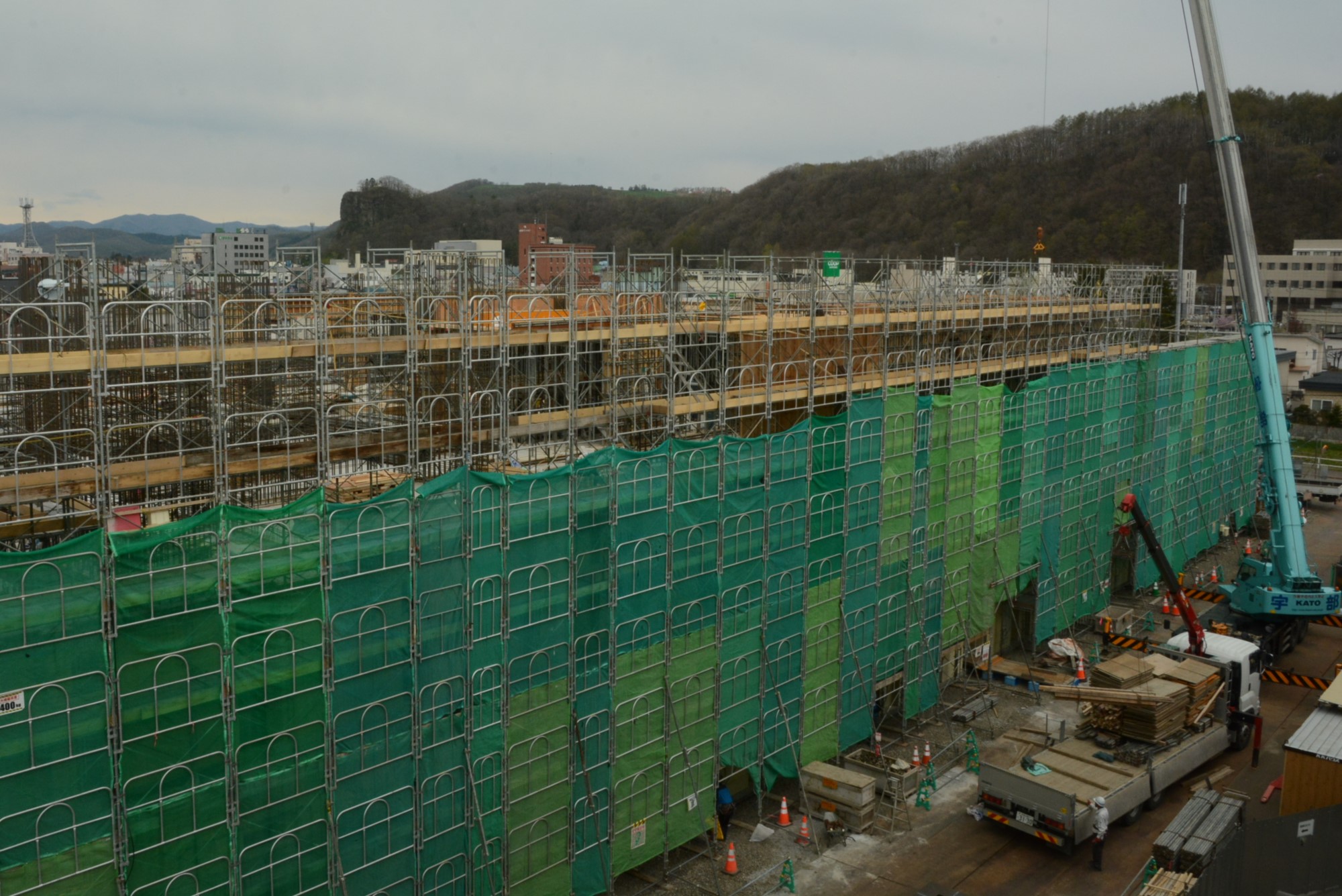 新庁舎建設工事進捗状況