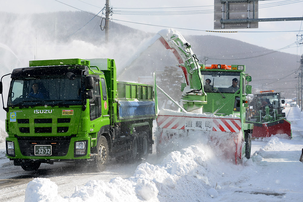 ご協力をお願いします 遠軽地域で町道排雪作業 北海道オホーツクのまち 遠軽町ホームページ