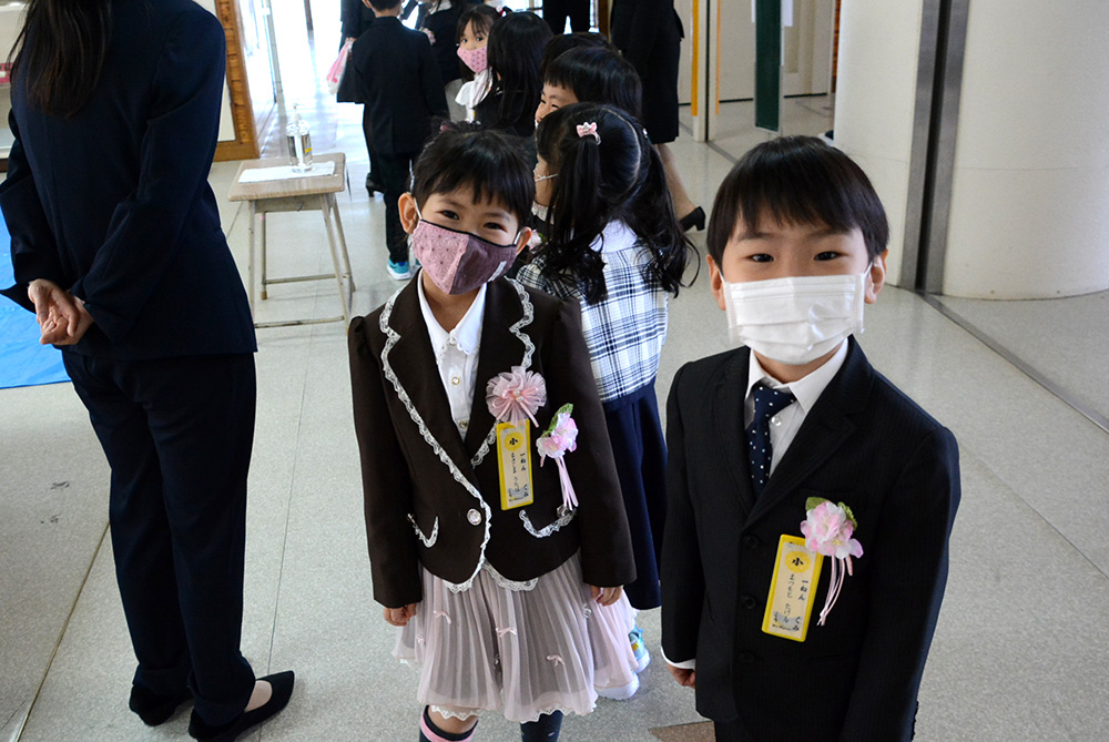 初めてのことを頑張って〜町内小学校入学式  北海道オホーツクのまち 