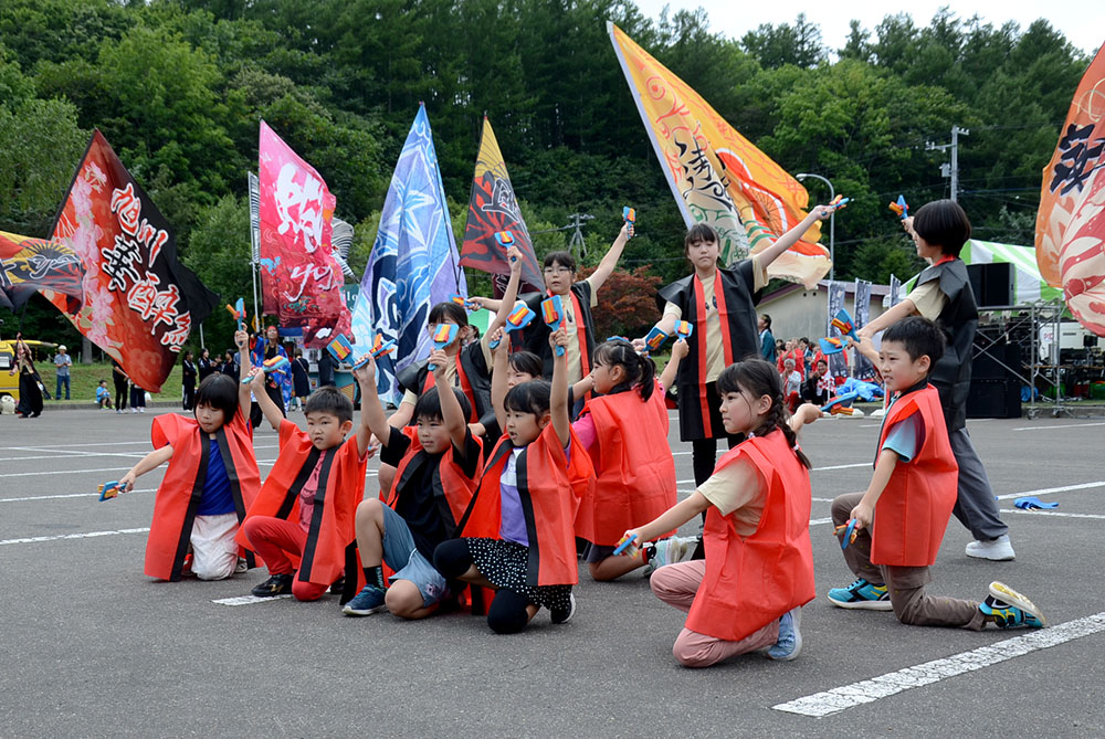 白滝小学校児童による「ソーランＢＥＡＴ」