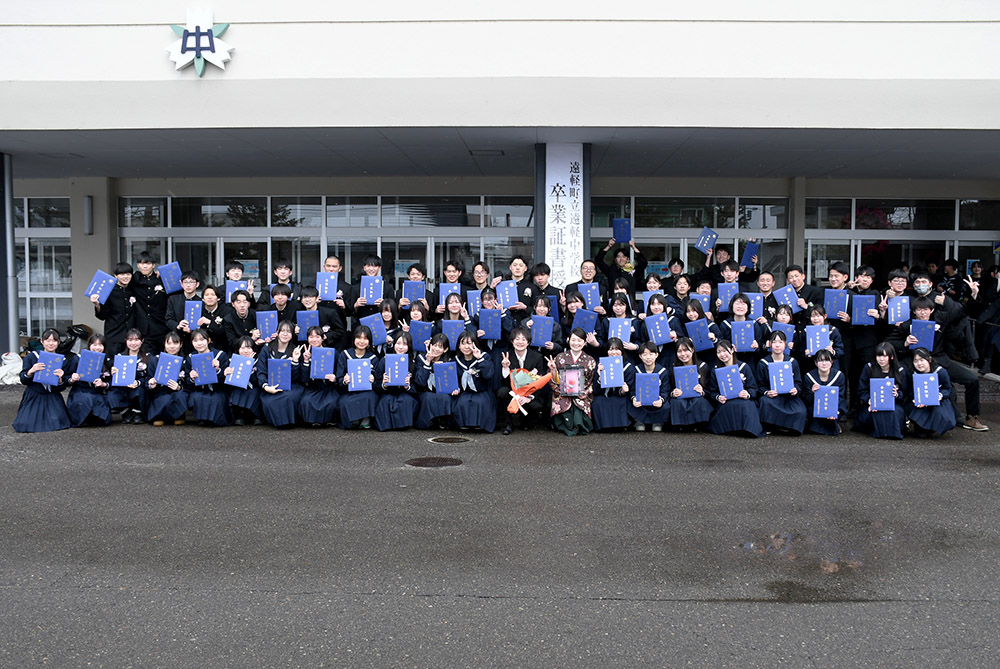 学年で集合写真